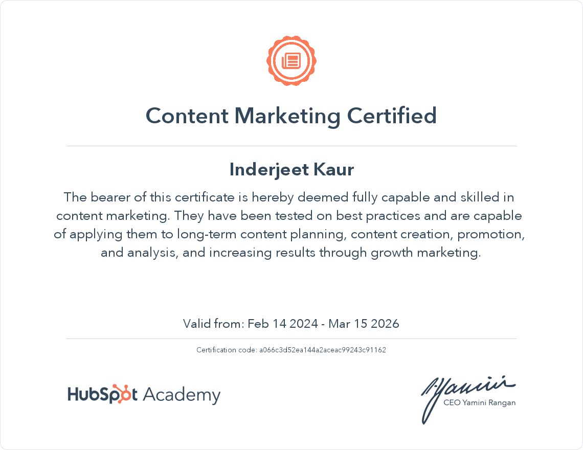 Content-Marketing-Certificate